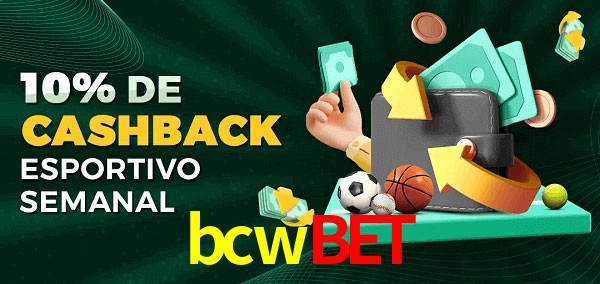 10% de bônus de cashback na bcwbet